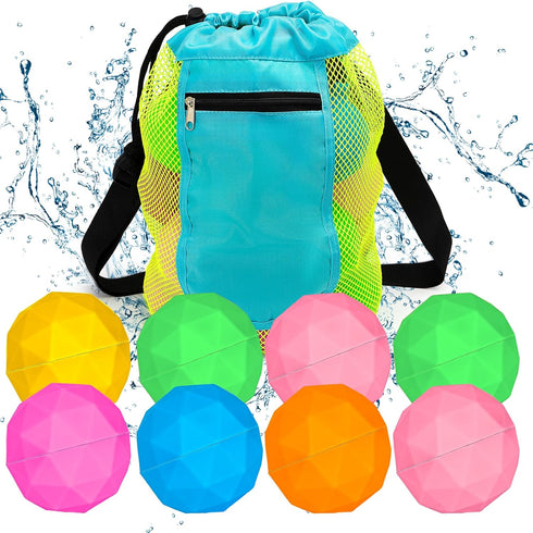 Reusable Water Balloons, Summer Toy Water Toy for Boys and Girls, Pool Beach Toys for Kids, Outdoor Activities Water Games Toys Water Splash Ball ...