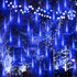 Aluan Christmas Lights Outdoor Meteor Shower Rain Lights, 40cm/16inch 10 Tubes 360 LEDs Waterproof Falling Rain Hanging Lights with UL Plug for Ch...