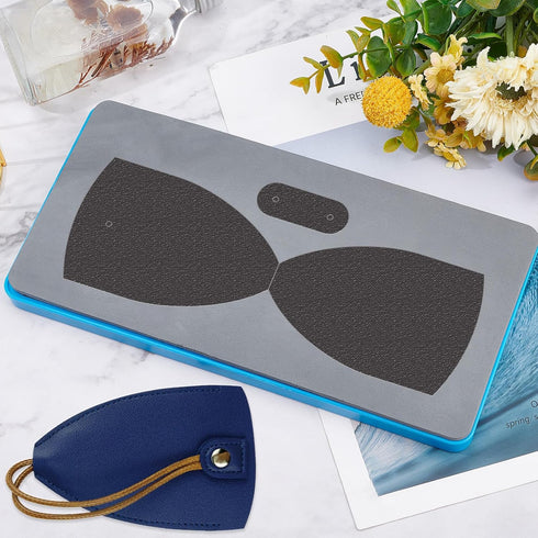 SUPERDANT Leather Cutting Dies Leather Key Sleeve Wooden Die Cutting Protective Car Key Case Cover DIY Craft Die Cut Faux Leather Key Holder Stora...
