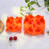Slow Feeder Insert,Dog Bolw Slow Down Eating Cutable Slow Feeder Silicon Rubber Insert for Dog Bowl for Dog/Cat/Puppy (Large, Orange)...