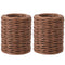 ZOENHOU 2 Rolls 2mm 328 Ft Brown Floral Wire, Vine Wire Floral Bind Rustic Style Craft Wire Waterproof Paper Wrapped Rope for Flower Crowns, Artif...