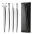 FERYES Pedicure Knife Ingrown Toenail Kit, 4 PCS Professional Pedicure Tool Kit, Top Notch Foot Blade (Leather case included)...