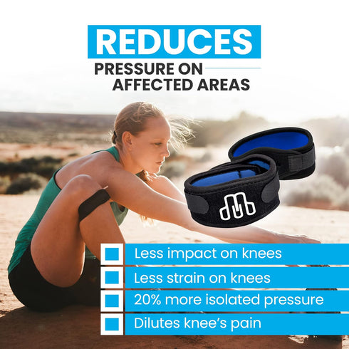 Stabilizing Patella Knee Strap | Knee Brace for Running, Cycling, Hiking, and Sports | Knee Pain Relief and Support, Knee Stabilizer Brace For Exe...