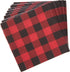 Unique Plaid Lumberjack Beverage Napkins - 5' x 5', 16 Pcs...