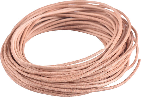 KONMAY Jewelry Real Leather Cord, 40 Yards 1.0mm Mixed Leather String for Necklaces, Bracelets, Jewelry Making, Crafting and Braiding...