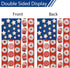 4th of July Patriotic Garden Flag Memorial Day Donuts Garden Flags 12x18 Inch Double Sided Burlap Summer Ice Cream House FLags for Independence Da...