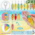 Bucherry 36 Pcs Beach Favors Keychain Gifts Set Wooden Bulk Surfboard Slippers Sea Turtle Coconut Tree Bible Keychains for Beach Hawaiian Florida ...