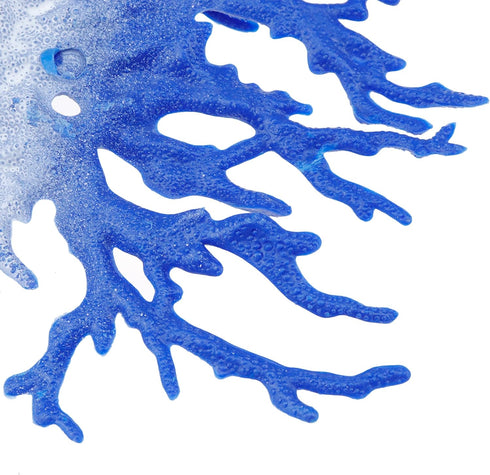 Semetall Artificial Coral Ornament Resin Aquarium Plants Coral Fish Tank Decorations Blue White Coral Decor...