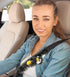 DolliBu Black Penguin Plush Car Seatbelt Cover - Soft Fluffy Cushion Support for Safety Seat Belt Strap Cover, Decorative Wild Life Stuffed Animal...