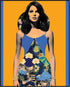 Posterizer 1 pcs-vintage woman with flower dress collage-Retro Art-Abstract & Modern Art-Gift for Art Lovers- UNFRAMED Wall Art...