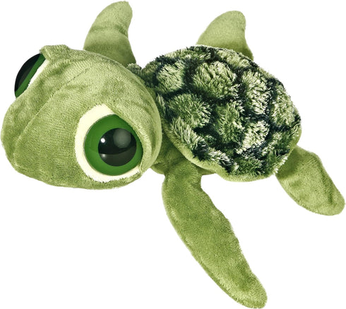 Aurora® Enchanting Dreamy Eyes™ Slide Sea Turtle Stuffed Animal - Captivating Gaze - Aesthetic Appeal - Green 10 Inches...
