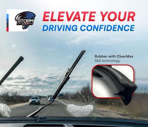 22"+20" Windshield Wiper Blades Replacement Compatible with Toyota Tacoma 2008-2020 | 4runner 2003-2009 OEM Quiality Durable Stable And Quiet | Fi...