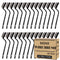 30 Pieces Mini Wire Brush,Stainless Steel Brush,Curved Handle Masonry Scratch Brush,Metal Wire Brushes for Cleaning,Wire Bristles Brush Set for Cl...