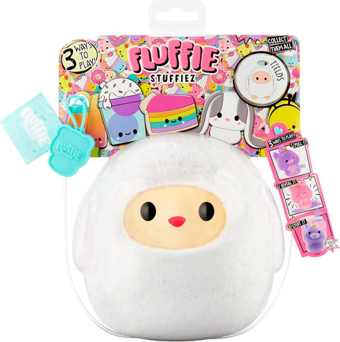Fluffie Stuffiez Sheep Small Collectible Feature Plush - Surprise Reveal Unboxing Huggable Tactile Play Fidget DIY Ultra Soft Fluff...