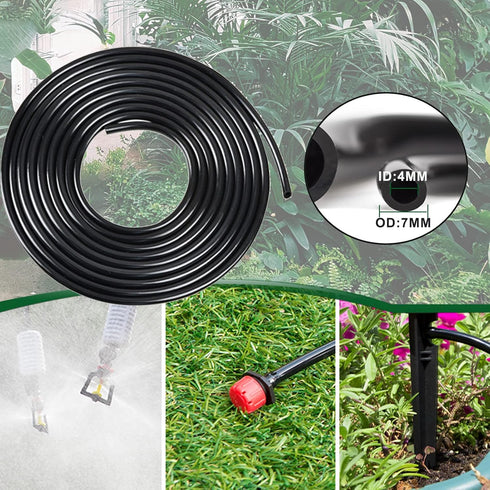 50ft 1/4 inch Drip Irrigation Tubing, Blank Distribution Line Water Hose Garden Watering Tube for Garden Irrigation System...