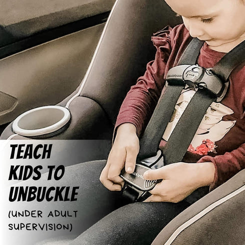 UnbuckleMe Car Seat Buckle Release Tool (As Seen on Shark Tank) - Easy Opener Aid for Arthritis, Long Nails, Older Kids - Button Pusher for Infant...