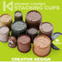 Kidsthrill Set Brown-theme Modern Design 11 Stacking Cups Baby Toys for Boys & Girls, Drain Holes for Baby Bath Toys Pool Toys and for Beach Sand ...