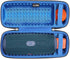 LTGEM Case for JBL Charge 4/JBL Charge 5 Speaker Carrying Case Hard Storage Travel Protective Bag Fits Charger and USB Cable (Lycra Blue)......