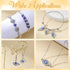 1450 Pcs Evil Eye Beads Set Eye Rhinestone Beads Kits Includes 200 Evil Eye Beads 20 Hand Evil Eye Charms 180 Rondelle Spacer Beads 800 4 mm and 2...