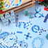 231 Pcs Christmas Bulletin Board Decoration Winter Letters Cutouts Combo Set Bulletin Board Alphabet Letters and Number Accents for Xmas Winter Ho...