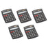 Amazon Basics LCD 8-Digit Desktop Calculator, Black - 5 Pack...
