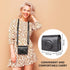 Mini EVO Camera Case, Vintage Leather Case Compatible with Fujifilm Instax Mini EVO, Fuji Instax Mini EVO Cover with Adjustable Strap - Black...