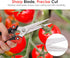 Pruning Shears Father's Day Gifts, Heavy Duty Stainless Steel Ultra Sharp Multi-purpose Hand Pruner Scissors for Garden Harvesting Fruits Vegetabl...