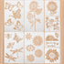 8 Pieces Sunflower Butterflies Painting Stencils for Painting on Wood Flower Butterfly Stencil Kit for Painting on Wall Canvas You are My Sunshine...