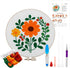 Punch Needle Embroidery Beginner Kits for Kids and Adults with Instructions, Punch Needle Fabric with Patterns, Yarns, Embroidery Hoops for Rug-Pu...
