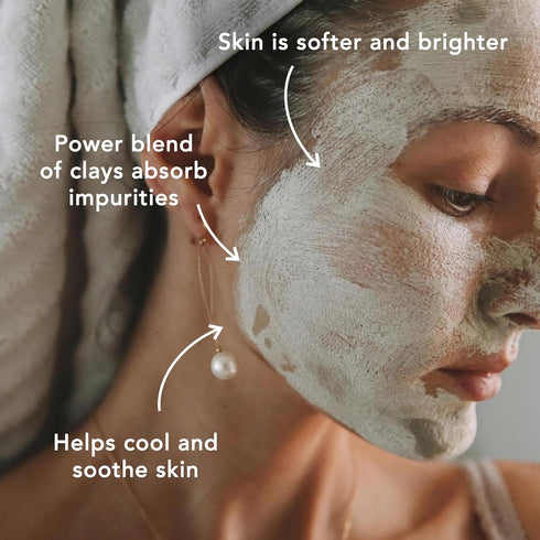 Ritual Ayurvedic Clay Mask, Vegan Face Mask, 2oz Glass Jar...