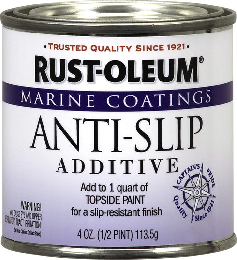 Rust-Oleum 207009 Marine Anti-Slip Additive 1/2-Pint, 4 Ounce (Pack of 1), Clear, 11 Fl Oz...