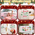 30 Pcs Christmas Garage Door Magnet Decorations Merry Christmas Winter Snowman Snowflake Santa Claus Garage Decorations for Refrigerator Car Bulle...
