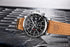 BENYAR - Stylish Wrist Watch for Men, Genuine Leather Strap Watches, Perfect Quartz Movement, Waterproof and Scratch Resistant, Analog Chronograph...