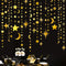 Gold Star Moon Circle Dot Garland Party Decorations Kit Hanging Crescent and Twinkle Little Star Streamer Bunting Banner for Kids Room First Birth...