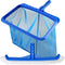 Pool Skimmer Net & Pool Brush Head, Fine Mesh Pool Net Skimmer with Sturdy Frame & Professional Pool Brushes for Cleaning Pool Walls, Durable Fine...