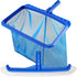 Pool Skimmer Net & Pool Brush Head, Fine Mesh Pool Net Skimmer with Sturdy Frame & Professional Pool Brushes for Cleaning Pool Walls, Durable Fine...