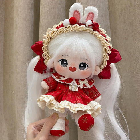 Plush Doll Clothing Anime Character Costumes Adorable 20cm Plush Doll Clothing Set Anime Plush Doll Suitable for Plush Toys Gift for Girl (for 8in...