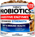Probiotics for Dogs and Digestive Enzymes - 170 Dog Probiotics Chews - Dog Probiotic - Anti Diarrhea, Upset Stomach & Gas Relief, Constipation, Ca...