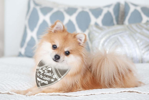 4PCS Christmas Dog Bandanas + 1PCS Xmas Collar, Puppy Accessories Scarf Bulk for Cat...
