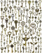 JIALEEY Vintage Skeleton Keys, Wholesale Bulk Lots Mixed Set of 100 Antique Bronze Brass Skeleton Castle Dungeon Pirate Keys, 10.5oz/300g...