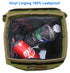 EPAuto Waterproof Car Trash Can with Lid and Storage Pockets, 2.5 Gallon Leakproof, Green...
