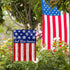 God Bless America 4th of July Home Decorative Garden Flag, House Yard American Stars Stripes Outside Decor, USA Patriotic Memorial Day Outdoor Sma...