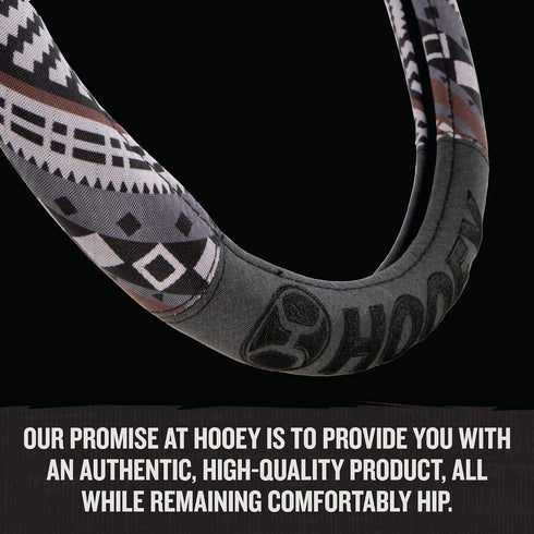 Hooey Steering Wheel Cover, Universal-Fit, Easy to Install for Cars, Truck, Van, SUV, Hazer (Baja)...
