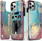 LETO for iPhone 13 Pro Max Case,Luxury Flip Folio Leather Wallet Cover with Fashion Designs for Girls Women,Card Slots Protective Phone Shell 6.7"...