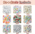 FZIIVQU 1400pcs 6 Colors 4x7mm Letter Beads for Bracelets Making Kit Alphabet Beads for Jewelry Making with Number Heart Beads Friendship Bracelet...