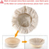 Round Bread Proofing Basket Cloth Liner,10inch Bread Proofing Cover Banneton Proofing Cloth Linen Liner Cloth for Bread Basket Bread Baking Suppli...