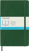 Moleskine Classic Notebook, Soft Cover, Large (5" x 8.25") Dotted, Myrtle Green, 192 Pages...
