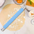 Rolling Pin Dough Roller for Baking with Thickened Non Stick Silicone Metal Handle Rolling Pin Stainless steel Fondant Roller Pin Cookie Pastry Ki...