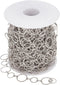 arricraft 10m/32.80 Feet Platinum Chains, Brass Handmade Chains Nickel Free Chains 1 Roll Chains for Necklace Jewelry Accessories DIY Making...