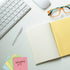 Emraw Sticky Notes Stick It Stickies, Plain Small 3" x 3" Square Pastel Watercolor Removable Self Stick On Note Memo Pad for Office, Home, School ...